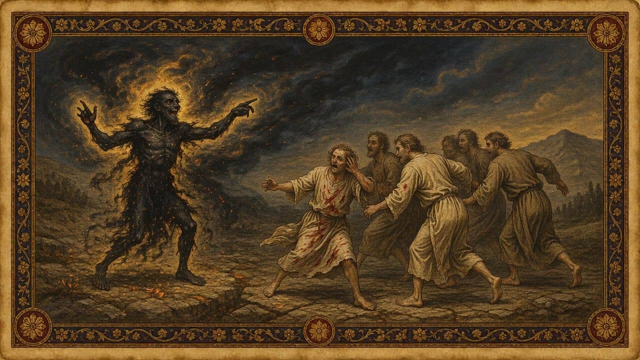 Illustration for The sons of Sceva — Ephesus