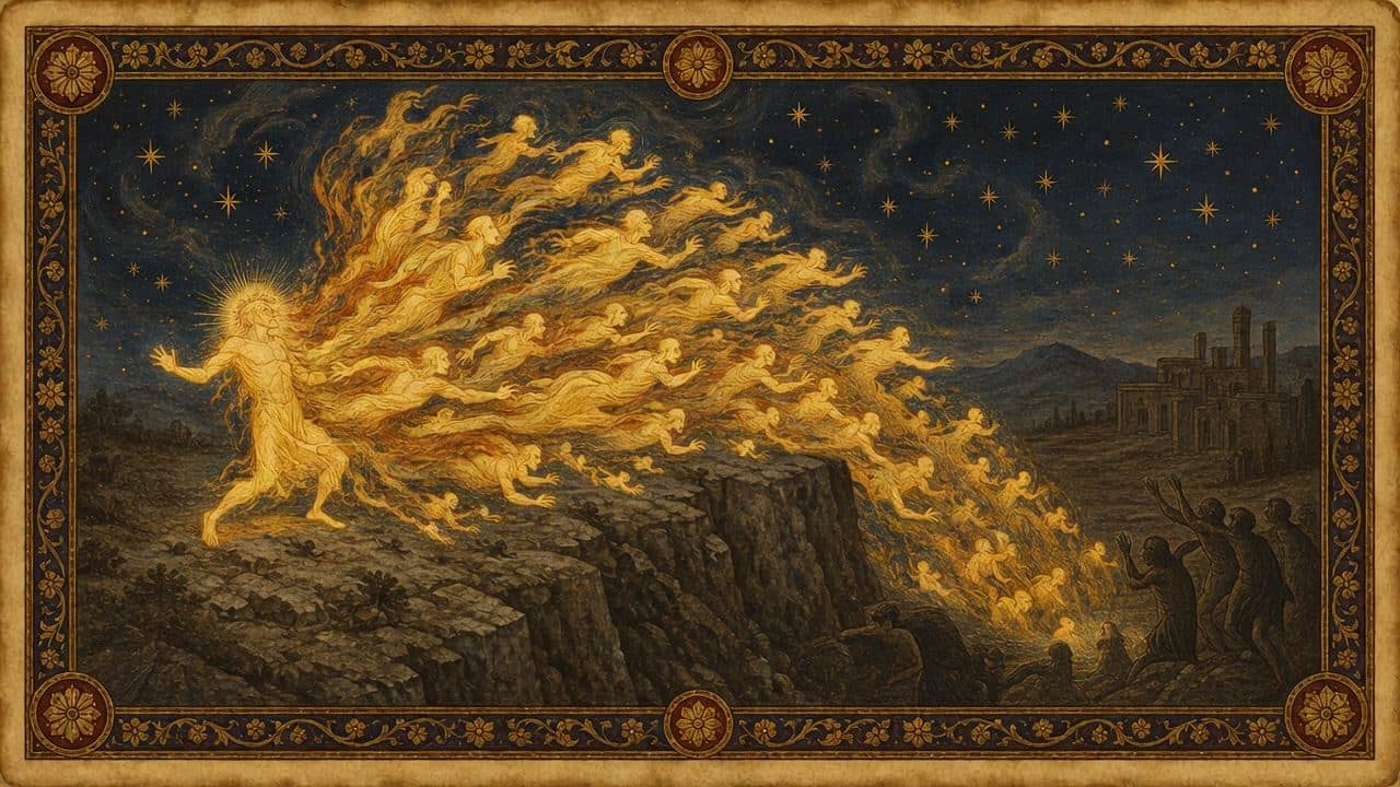 Illustration for The sons of God and the daughters of men — Angels & Demons, the fall