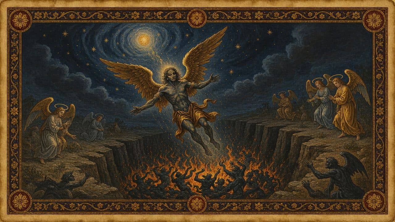 Illustration for How you have fallen from heaven — Angels & Demons, the fall