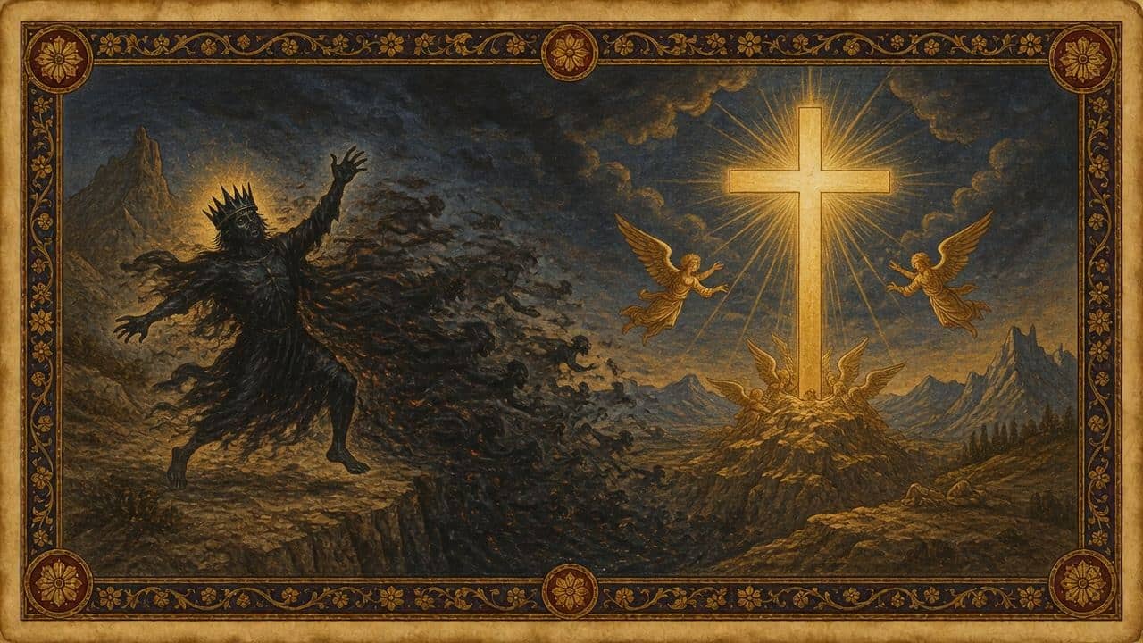 Illustration for The prince of this world cast out — Angels & Demons, the fall