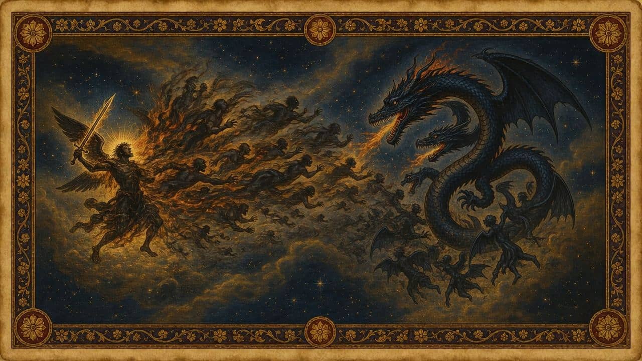 Illustration for War in heaven — Angels & Demons, the fall