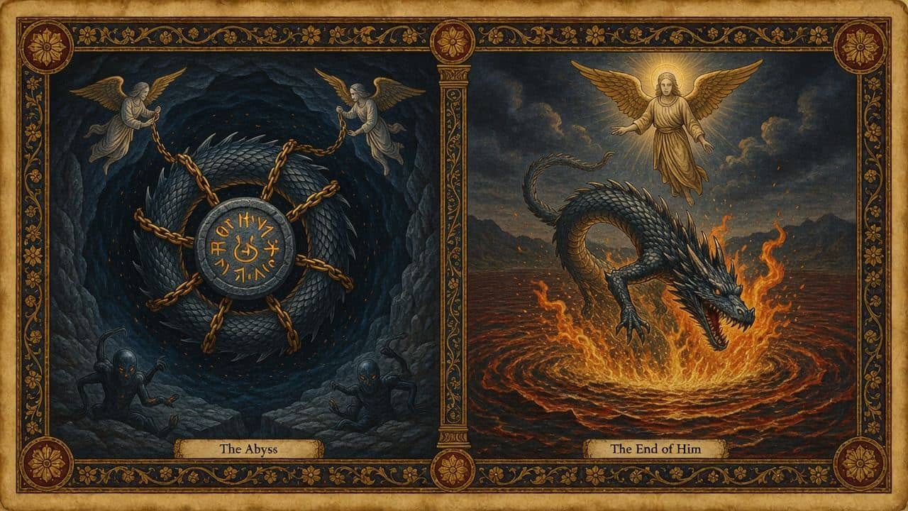 Illustration for The abyss, then the end of him — Angels & Demons, the fall