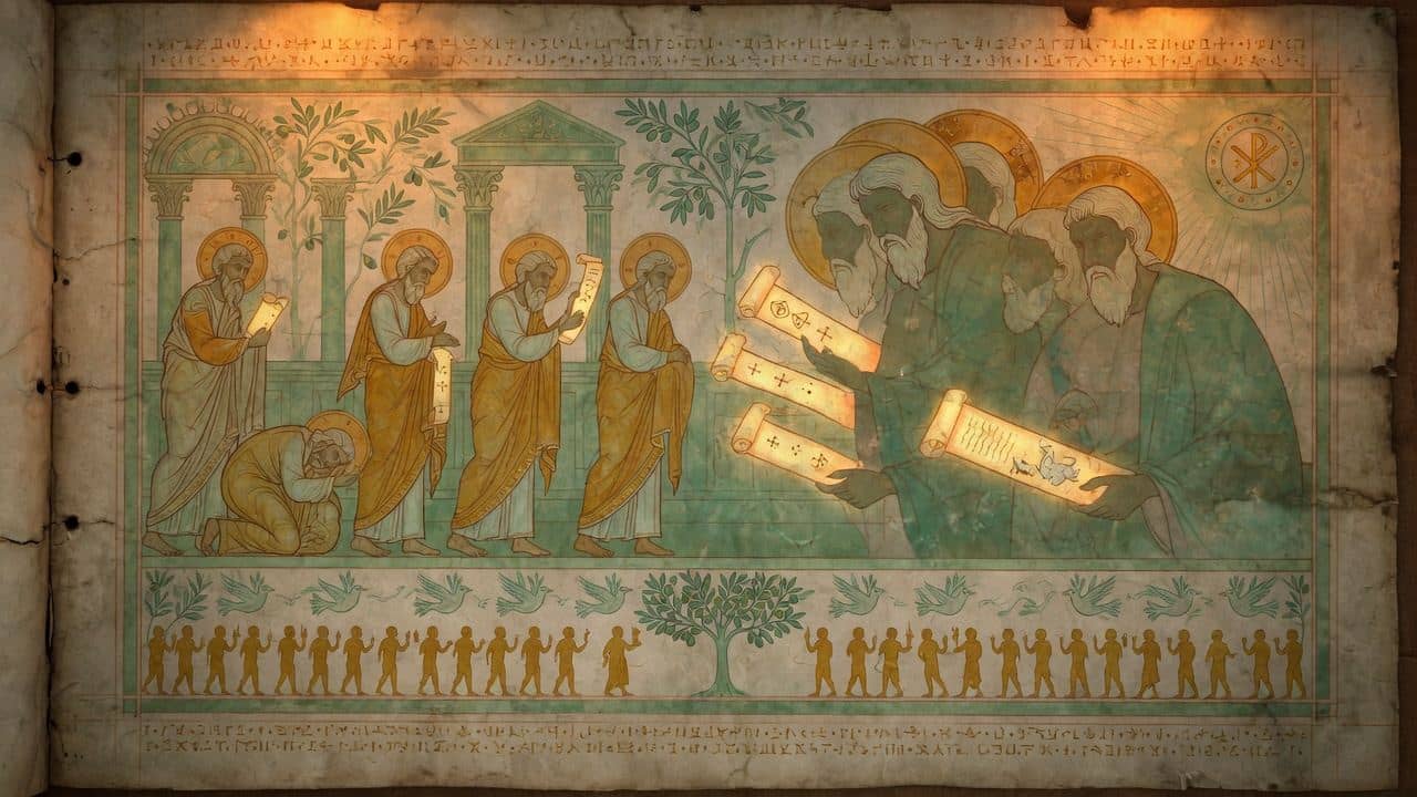 Illustration for Chapter XIX.—Imitating these examples, let us seek after peace. — The First Epistle of Clement to the Corinthians