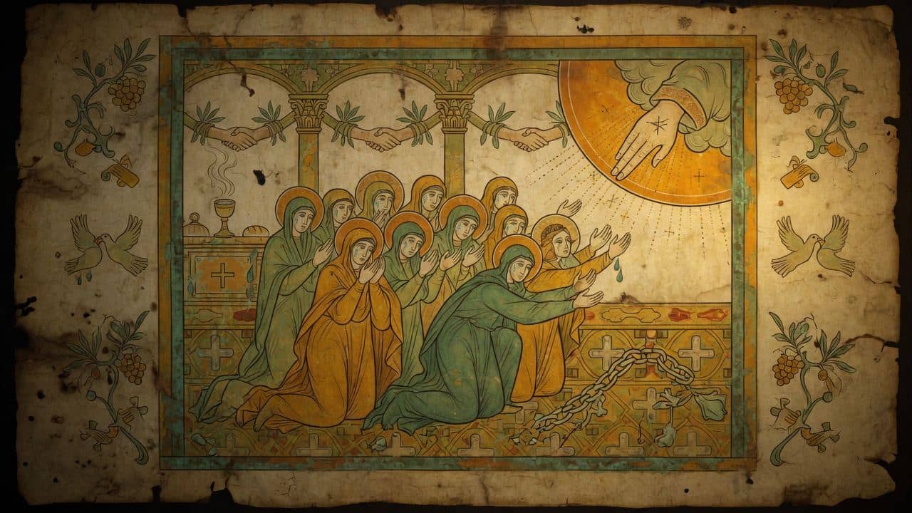 Illustration for Chapter XLVI.—Let us cleave to the righteous: your strife is pernicious. — The First Epistle of Clement to the Corinthians