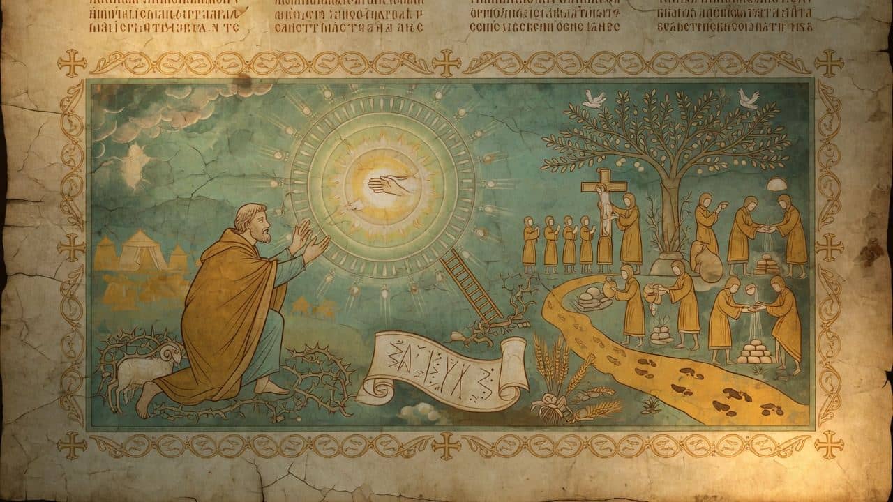 Illustration for Chapter XXXI.—Let us see by what means we may obtain the divine blessing. — The First Epistle of Clement to the Corinthians