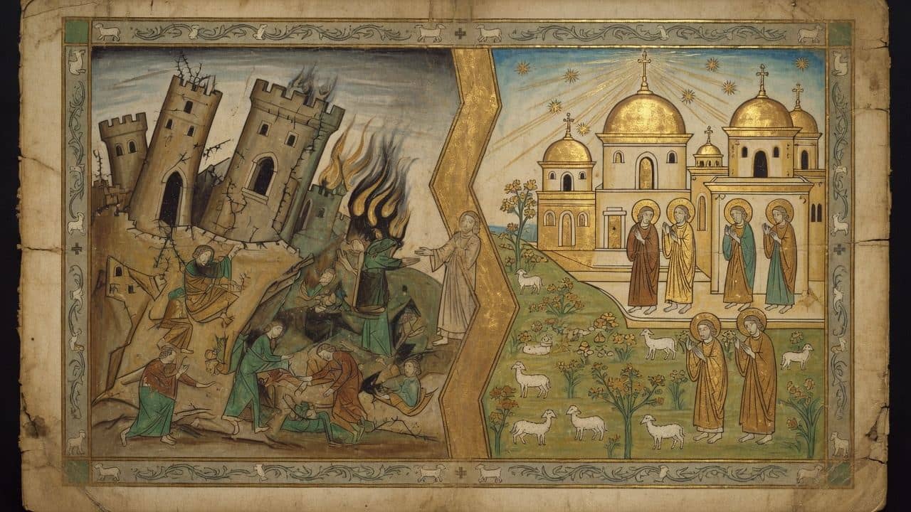 Illustration for Chapter VI.—The present and future worlds are enemies to each other. — The Second Epistle of Clement