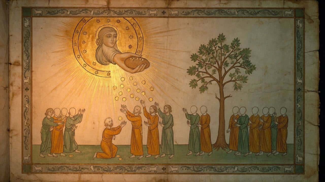 Illustration for Chapter XVI.—The excellence of almsgiving. — The Second Epistle of Clement