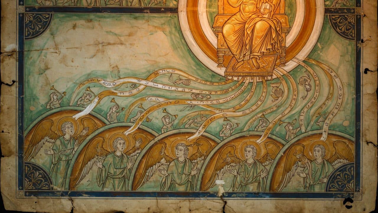 Illustration for Chapter X — The Ascension of Isaiah