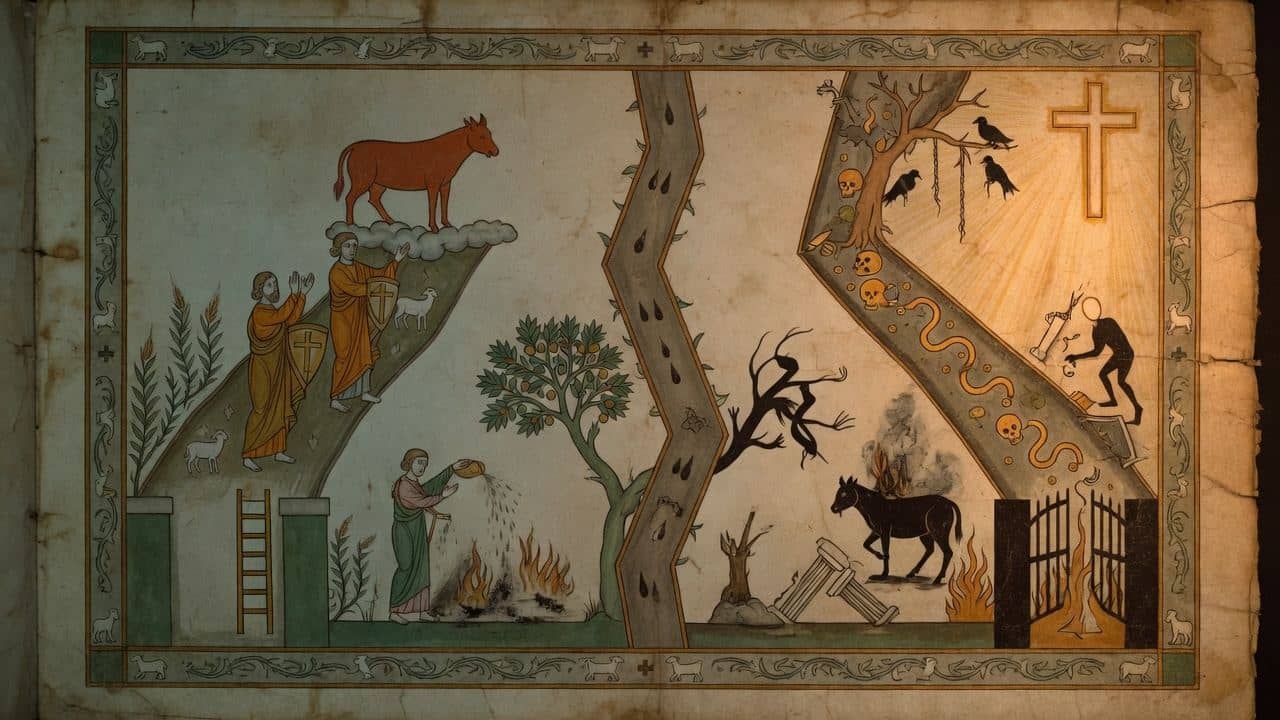 Illustration for Chapter VIII.—The red heifer a type of Christ. — The Epistle of Barnabas
