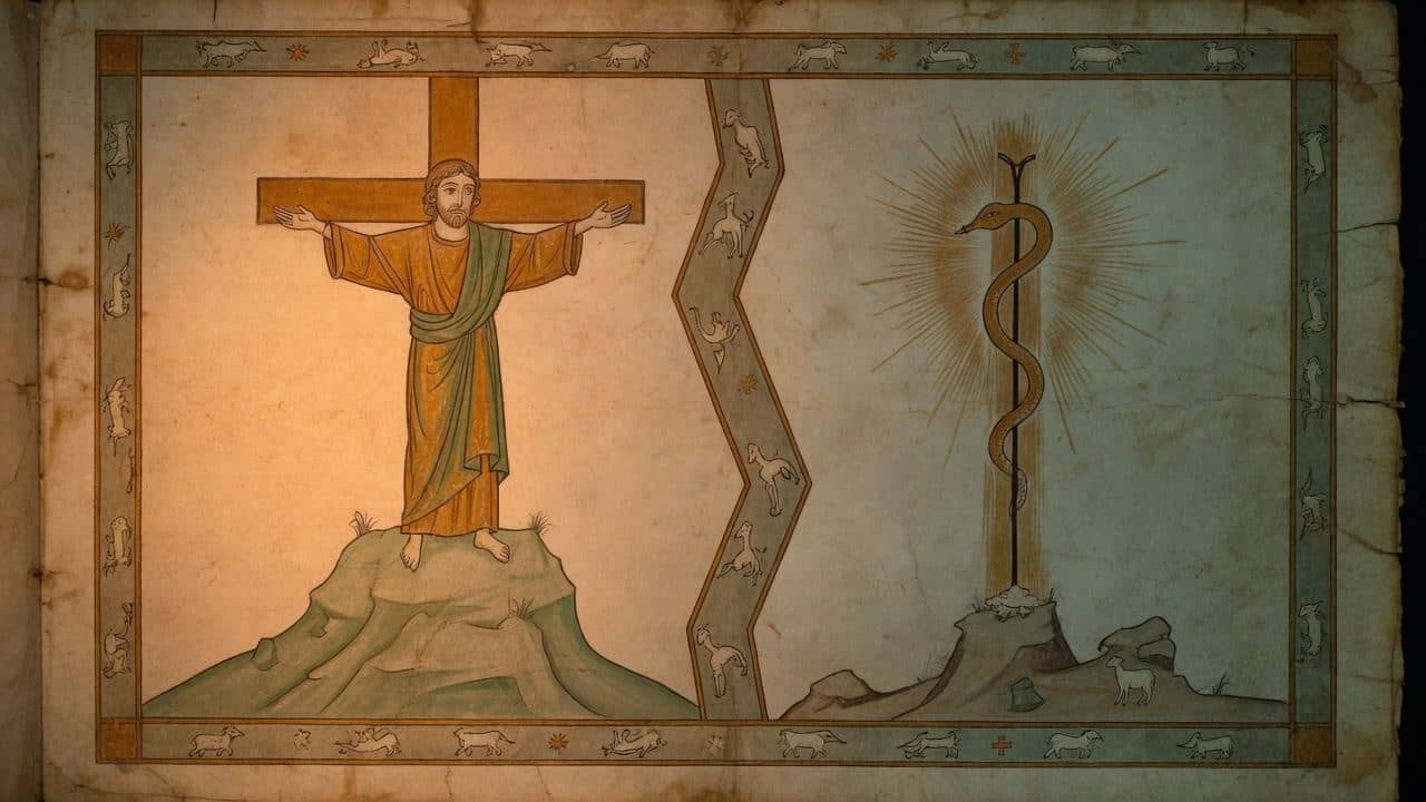 Illustration for Chapter XII.—The cross of Christ frequently announced in the Old Testament. — The Epistle of Barnabas