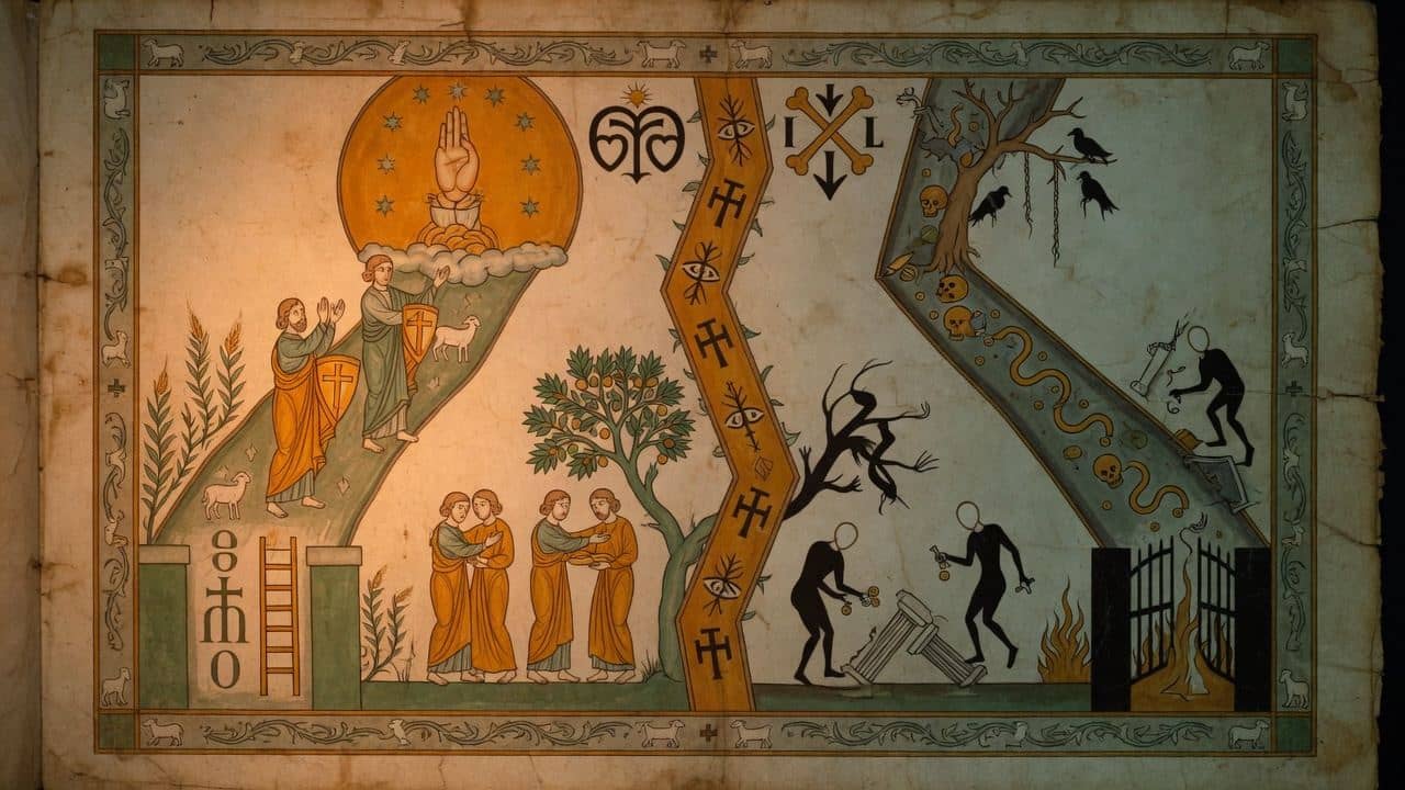 Illustration for Chapter I.—The Two Ways; The First Commandment. — The Teaching of the Twelve Apostles