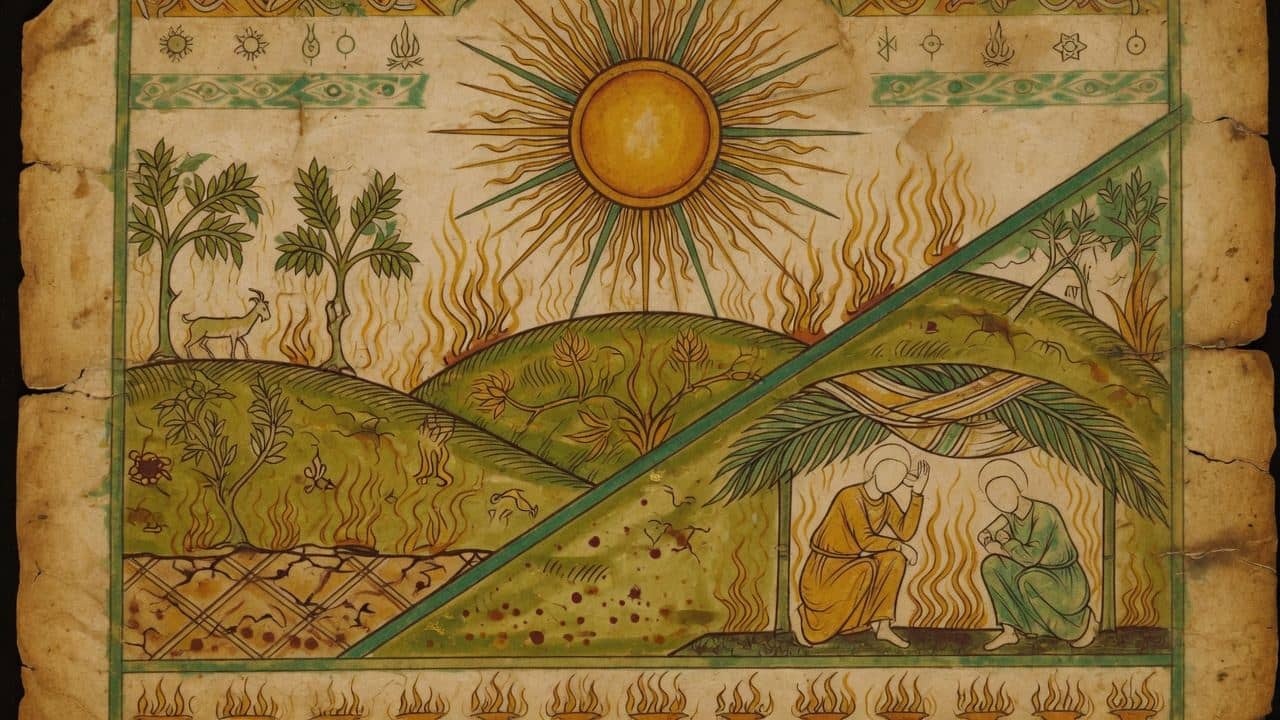 Illustration for Chapter 1 — I-V. Parable of Enoch on the Future Lot of the Wicked and the Righteous — The Book of Enoch (1 Enoch)