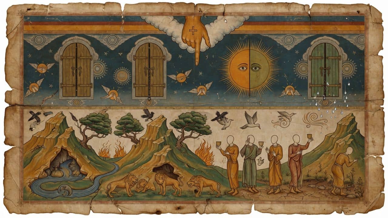 Illustration for Chapter 101 — CI. Exhortation to the Fear of God: all Nature fears Him but not the Sinners — The Book of Enoch (1 Enoch)