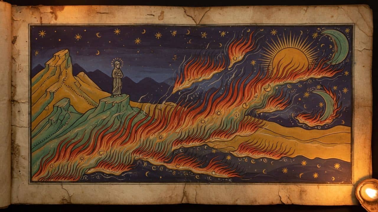 Illustration for Chapter 22 — XXII. Sheol or the Underworld — The Book of Enoch (1 Enoch)