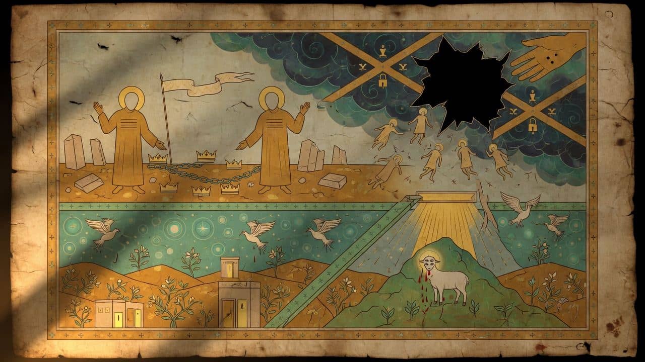 Illustration for Chapter 45 — XLV. The Lot of the Apostates: the New Heaven and the New Earth — The Book of Enoch (1 Enoch)