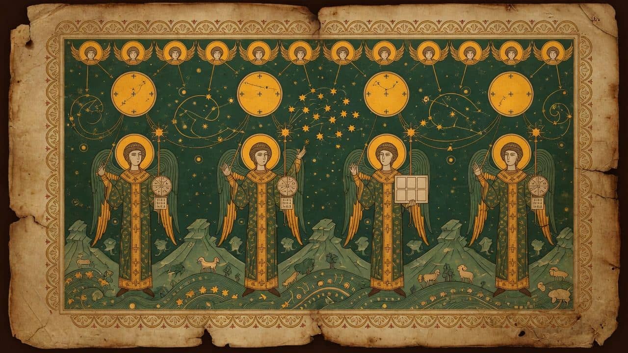 Illustration for Chapter 74 — The Book of Enoch (1 Enoch)