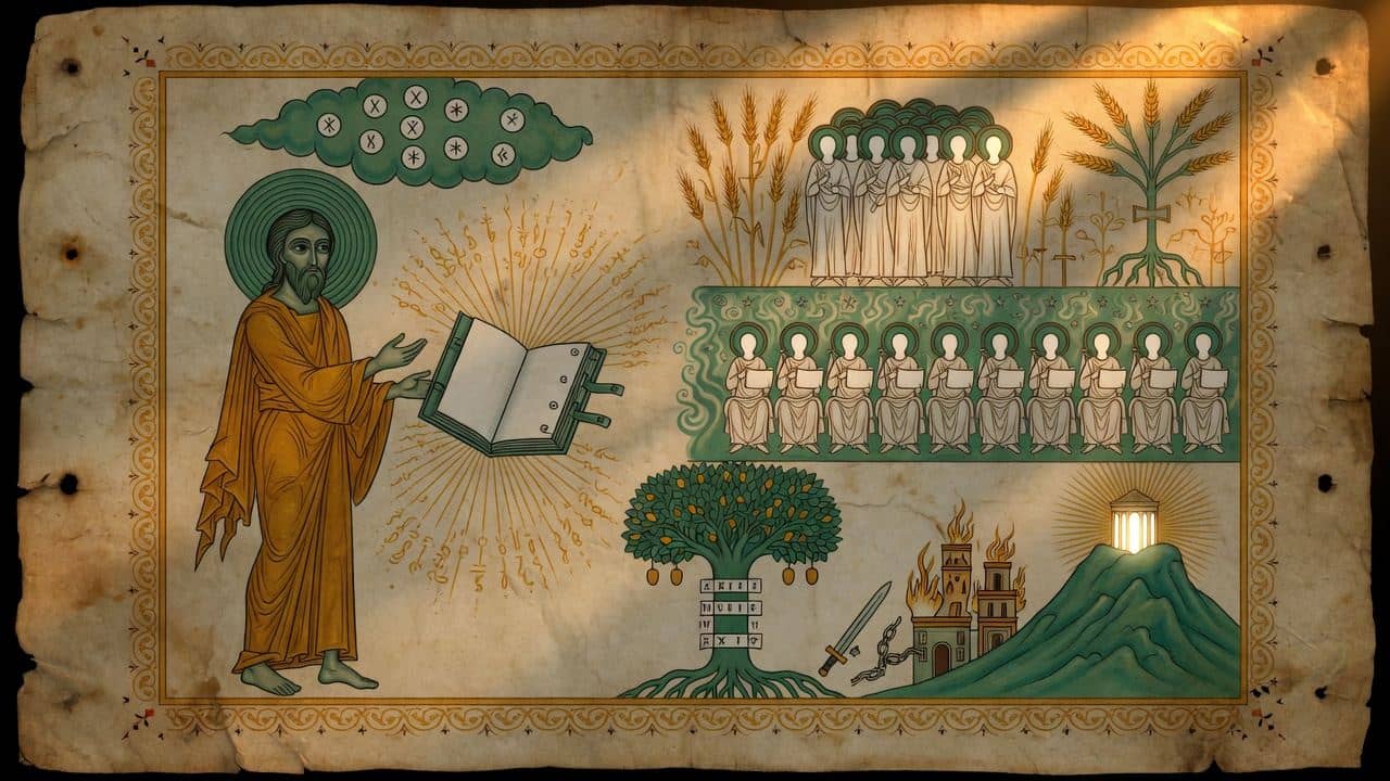 Illustration for Chapter 93 — XCIII, XCI. 12-17. The Apocalypse of Weeks — The Book of Enoch (1 Enoch)