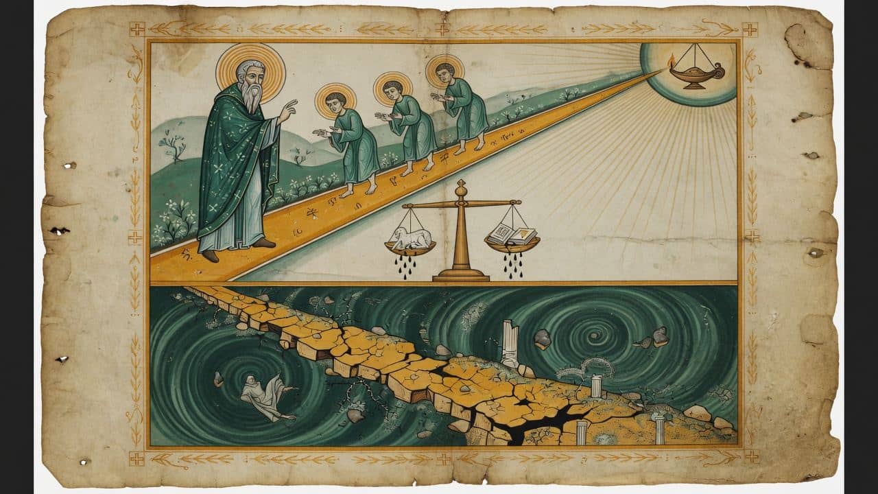 Illustration for Chapter 94 — XCIV. 1-5. Admonitions to the Righteous — The Book of Enoch (1 Enoch)