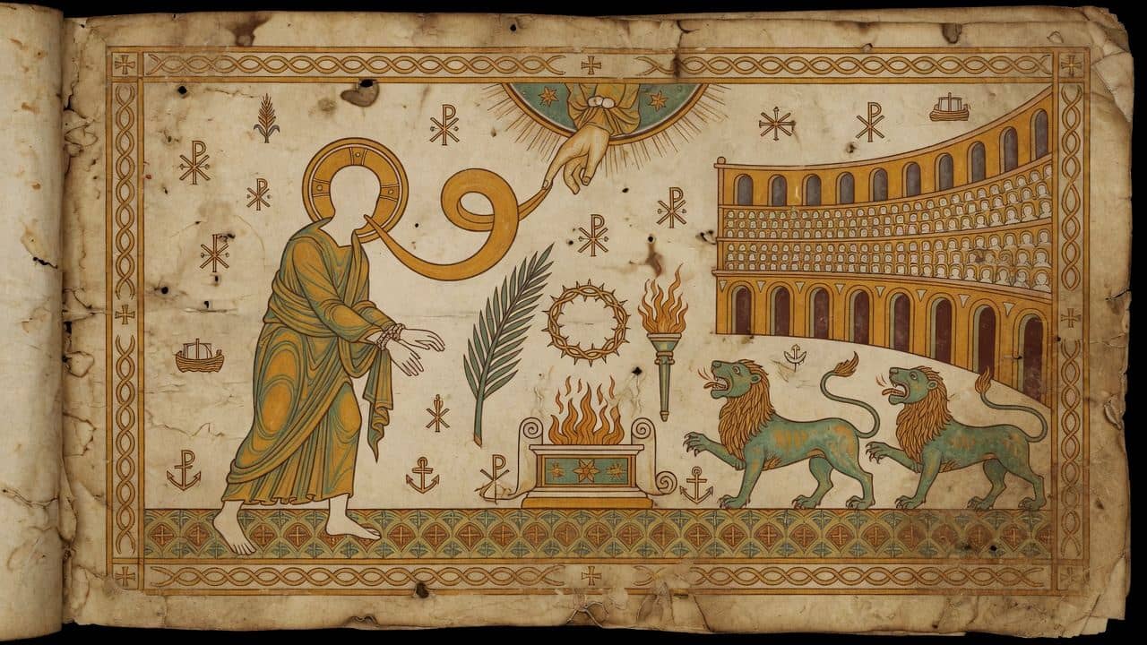Illustration for Chapter IV.—Allow me to fall a prey to the wild beasts. — The Epistle of Ignatius to the Romans