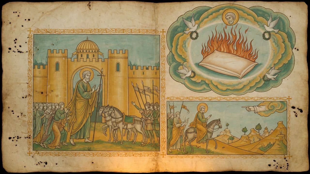 Illustration for Chapter VI.—Polycarp is betrayed by a servant. — The Martyrdom of Polycarp