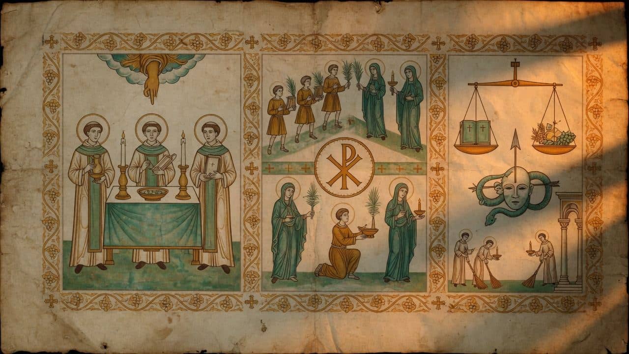 Illustration for Chapter IV.—Various exhortations. — The Epistle of Polycarp to the Philippians