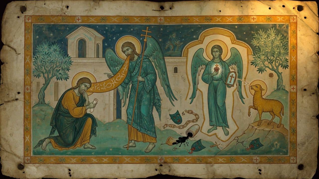 Illustration for Chapter 28 — On Avoiding Falsehood, and on the Repentance of Hermas for His Dissimulation — The Shepherd of Hermas