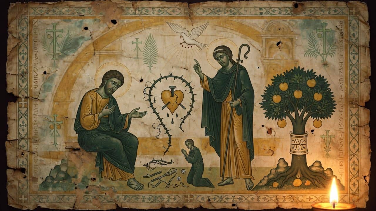 Illustration for Chapter 33 — Of Sadness of Heart, and of Patience — The Shepherd of Hermas