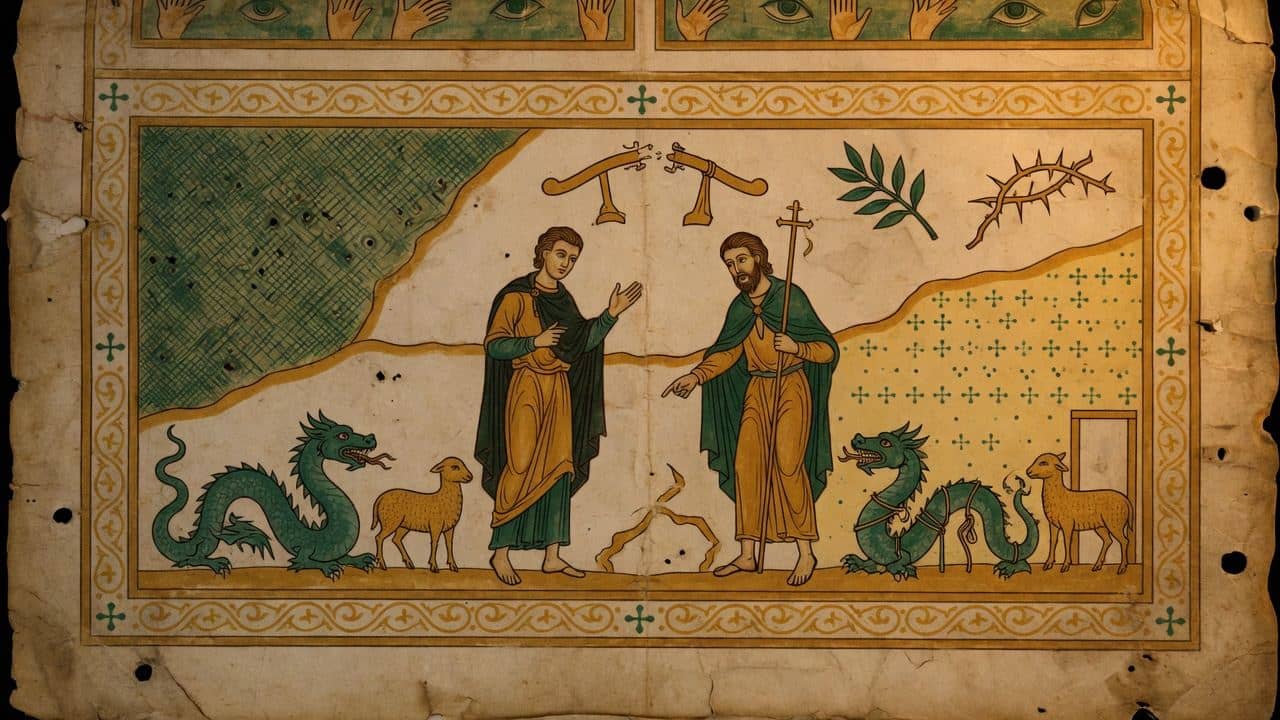 Illustration for Chapter 38 — We Ought to Shun that Which is Evil, and Do that Which is Good — The Shepherd of Hermas