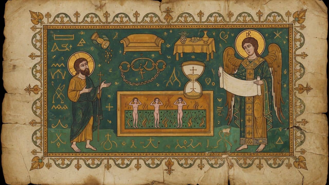 Illustration for Chapter 63 — The Shepherd of Hermas