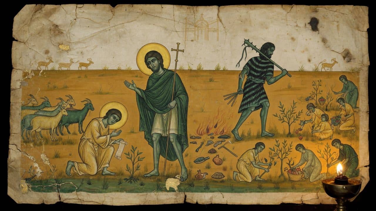 Illustration for Chapter 65 — They Who Repent Must Bring Forth Fruits Worthy of Repentance — The Shepherd of Hermas
