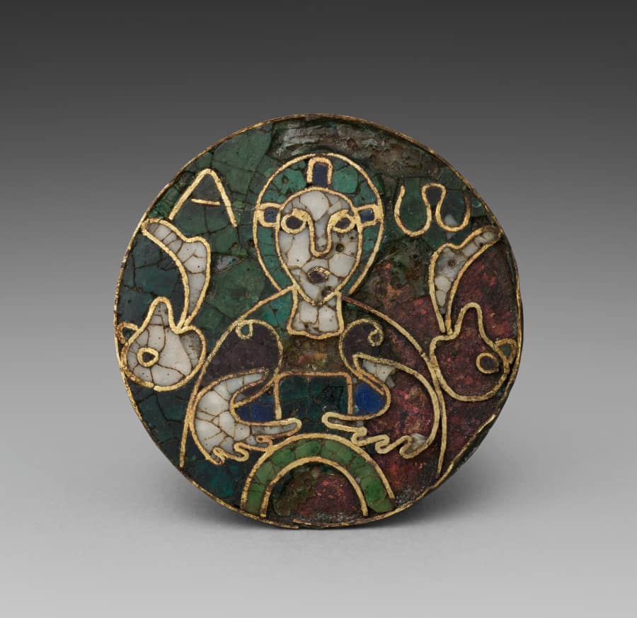 Medallion with the Bust of Christ ("The Cumberland Medallion"), from the Guelph Treasure — German (early medieval), late 700s