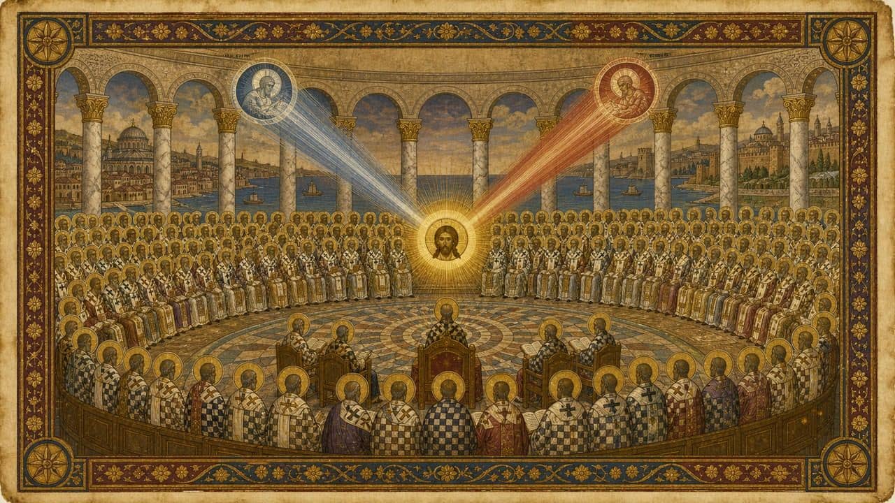 Illustration for Council of Chalcedon — Chalcedon (Bithynia, across the Bosphorus from Constantinople; modern Kadıköy, Istanbul)