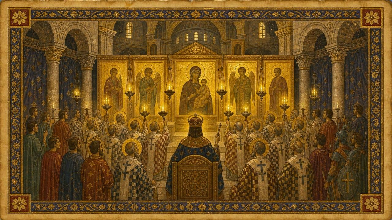 Illustration for Second Council of Nicaea — Nicaea (Church of Hagia Sophia, Nicaea, Bithynia)