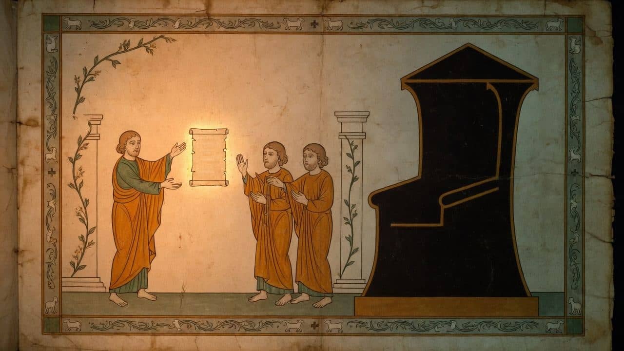 Illustration for From his Apology to the Emperor Hadrian, preserved by Eusebius (Church History, IV.3) — The Fragment of Quadratus